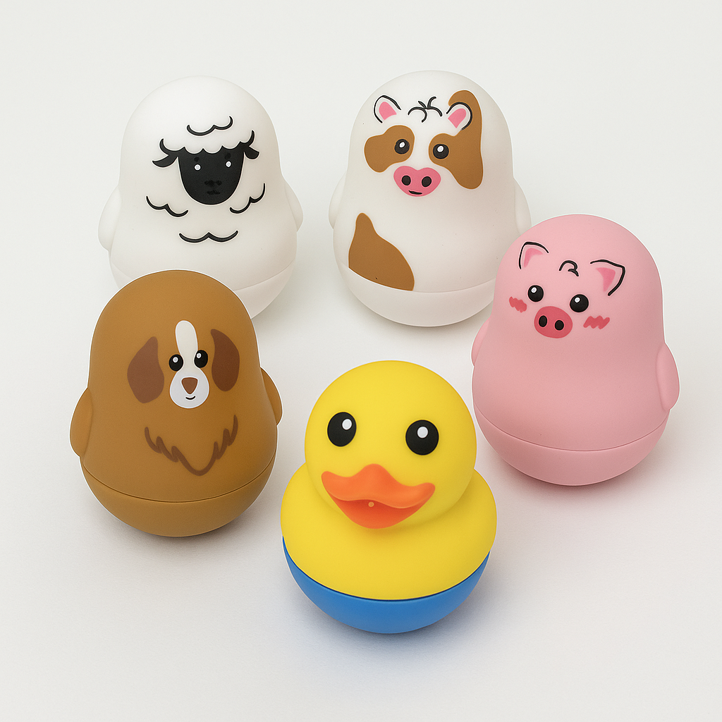 TensCare Farm Friends – набор из 5 цифровых игрушек-термометров для купания